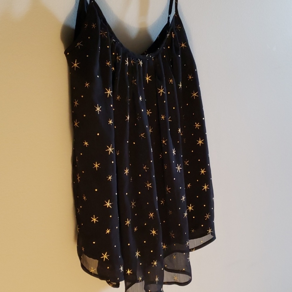 Gap starry print spaghetti string top